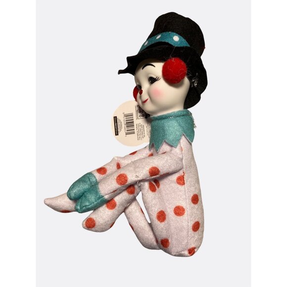 Mr. Christmas Snowman Knee Hugger Soft Plush With Vinyl Face Indoor Use Only - Picture 6 of 10